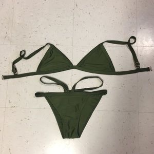 Olive Green Bikini